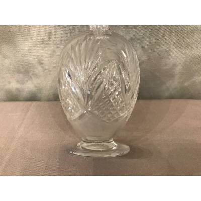 Crystal Carafe of Saint Louis model Chantilly period 19 th