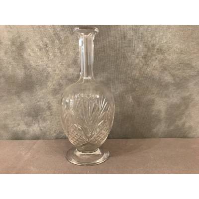 Carafe en cristal de Saint Louis Modèle Chantilly d'époque 19 ème