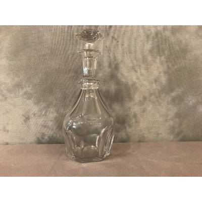 Carafe en cristal de Baccarat modèle Harcourt vers 1900