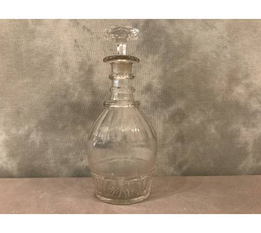 Belle carafe en cristal de Baccarat d'époque 19 ème