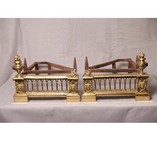 Great old bronze channels of the era Louis XVI 18 th