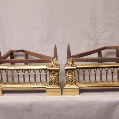 Great old bronze channels of the era Louis XVI 18 th