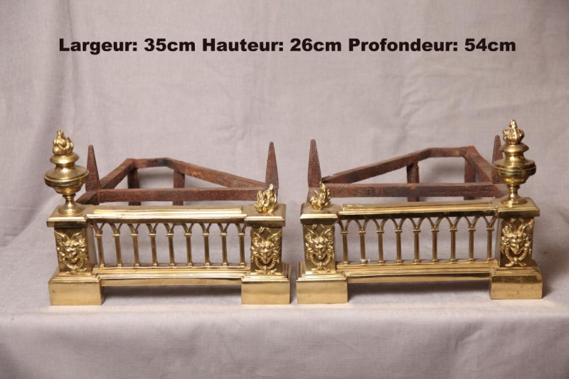 Great old bronze channels of the era Louis XVI 18 th