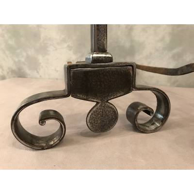 Pair of ancient wrought iron kennels 18 th