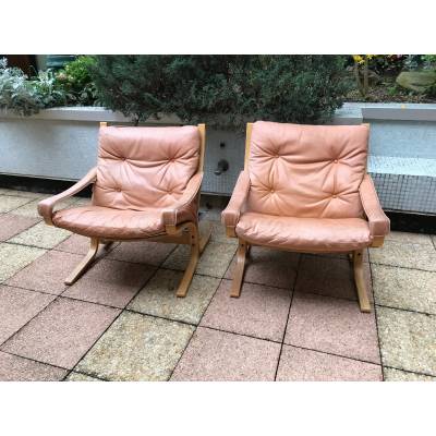 Trois fauteuils Scandinaves modèle Westnova Siesta de Westlanske année 1970