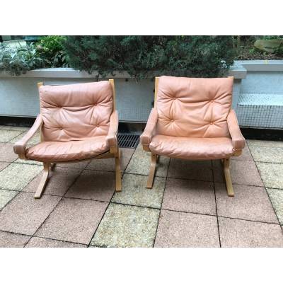 Three Scandinavian chairs Westnova Siesta Westlanske model year 1970