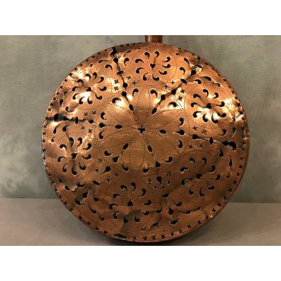 Eighth period copper Bassinoire, engraved and added