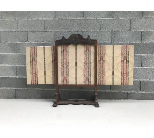 Screen, firewood fire of oak wood carved from time end 18 th