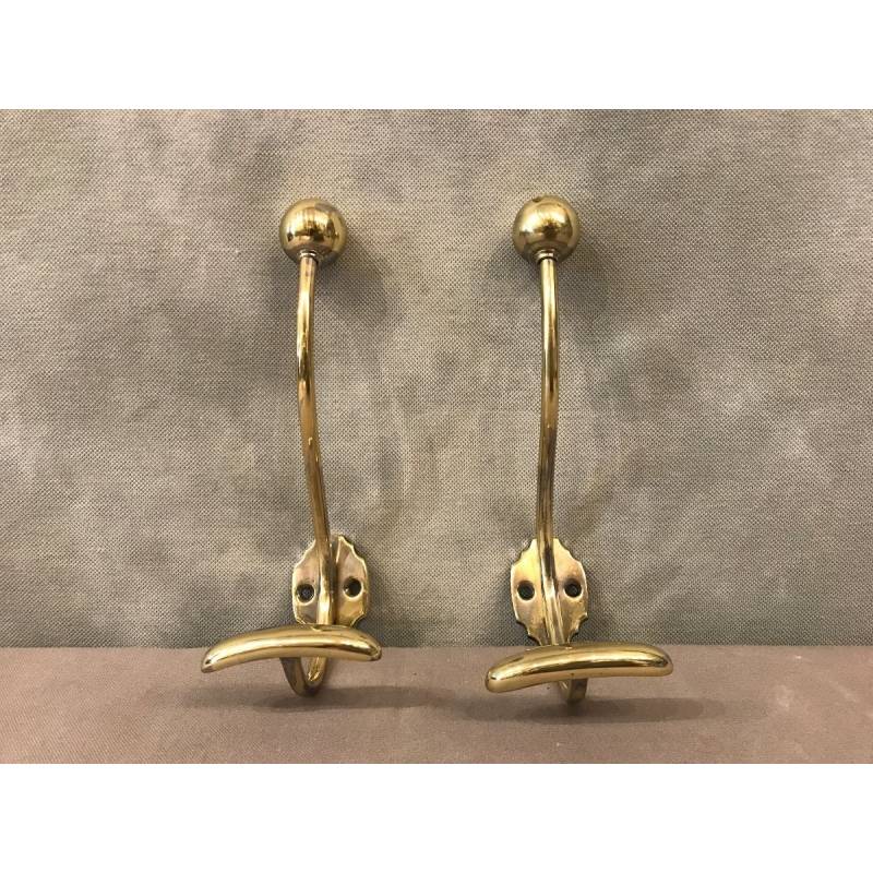 Pair of paters, gate made of vintage brass cakes 19 th