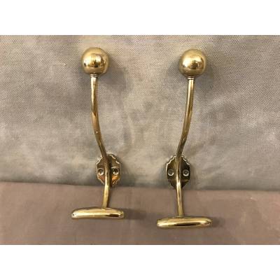 Pair of paters, gate made of vintage brass cakes 19 th