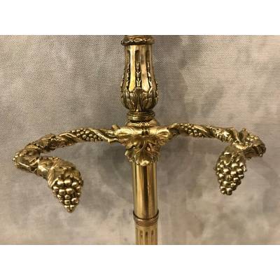 Ravant door umbrellas, chimney servant alone in vintage brass 19 th