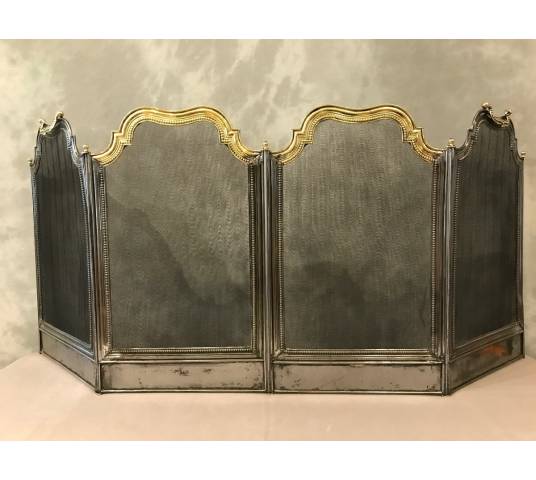 Pare fire of antique iron fireplace 19 th of the Louis XVI style