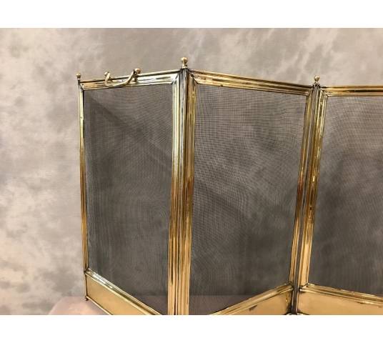 Pare antique brass fireplace 19 Charles X