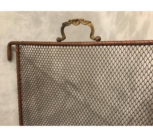 Pare fire d old brown iron fireplace 19 th