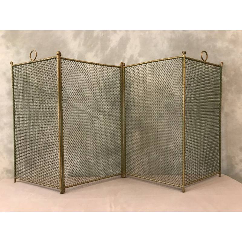 Pare fire of a vintage iron fireplace 19 th