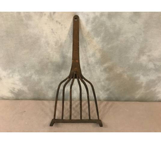 Ancient Iron Drilled Meat Grill 19 th