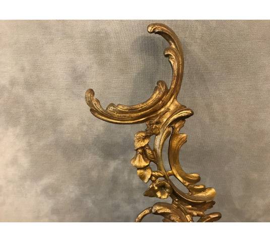 Home bar, Louis XV style bronze fireplace bar 19 th