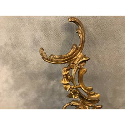 Home bar, Louis XV style bronze fireplace bar 19 th