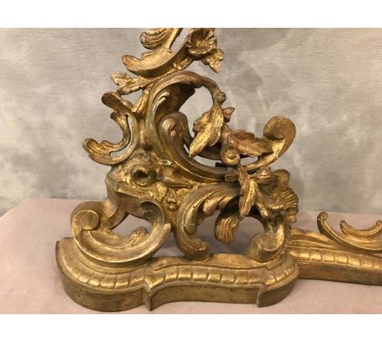 Home bar, Louis XV style bronze fireplace bar 19 th