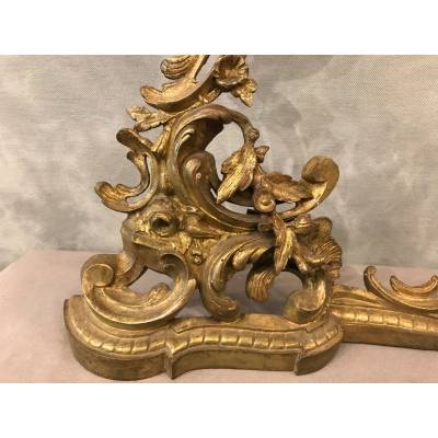 Home bar, Louis XV style bronze fireplace bar 19 th