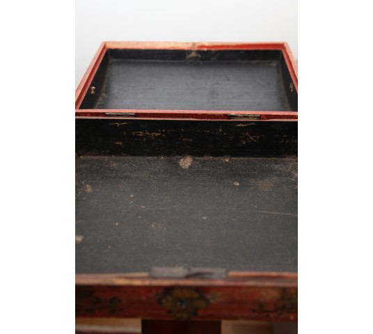 Boîte à perruques d'époque 18 ème décor aux Chinois