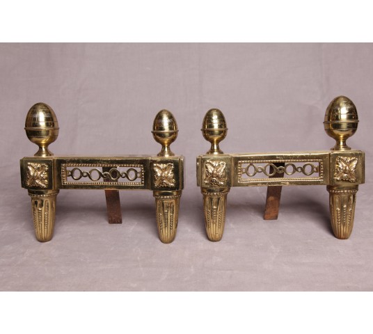 Ancient polished bronze channels 19 th
