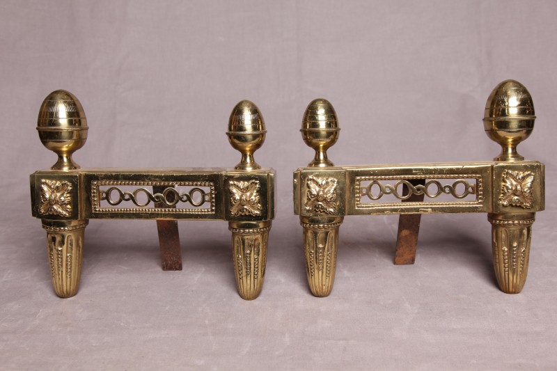 Ancient polished bronze channels 19 th