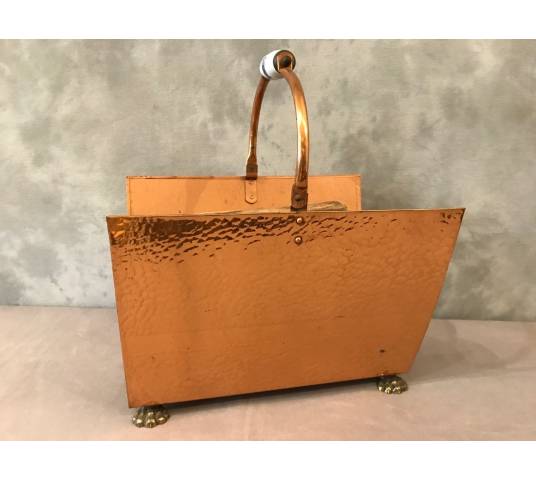Red Copper Burners Cart circa 1980