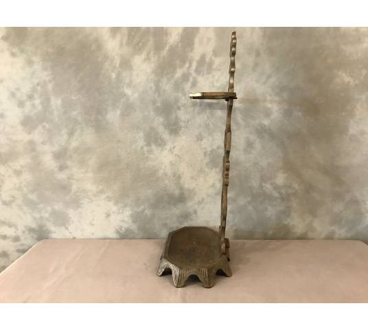 Old cast iron fireplace servant from the 19th century