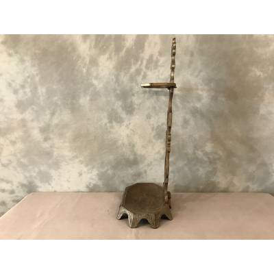 Old cast iron fireplace servant from the 19th century