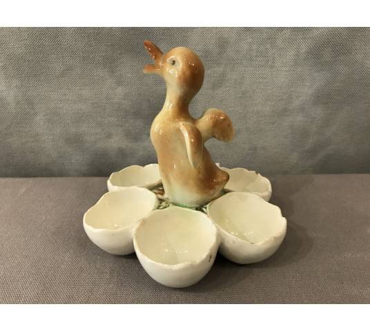 Earthenware duck egg holder circa 1900