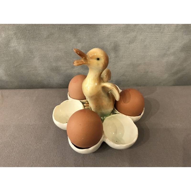 Earthenware duck egg holder circa 1900