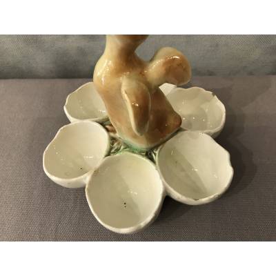 Earthenware duck egg holder circa 1900