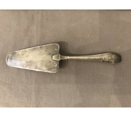 Silver metal cake shovel circa 1930