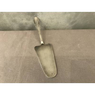 Silver metal cake shovel circa 1930
