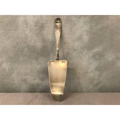 Silver metal cake shovel circa 1930