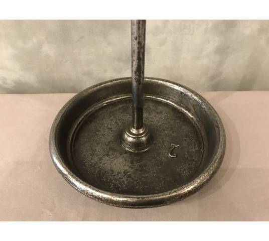 Porte parapluies ancien rond en fonte d'époque fin 19 ème