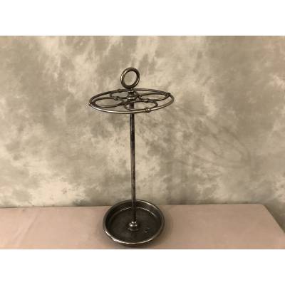 Porte parapluies ancien rond en fonte d'époque fin 19 ème