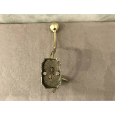 Brass coat hook from the 19th century Louis Philippe