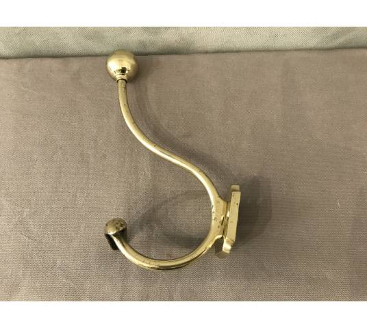 Brass coat hook from the 19th century Louis Philippe