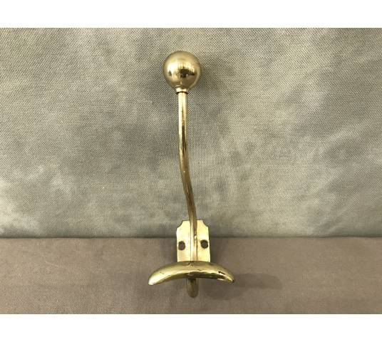 Brass coat hook from the 19th century Louis Philippe