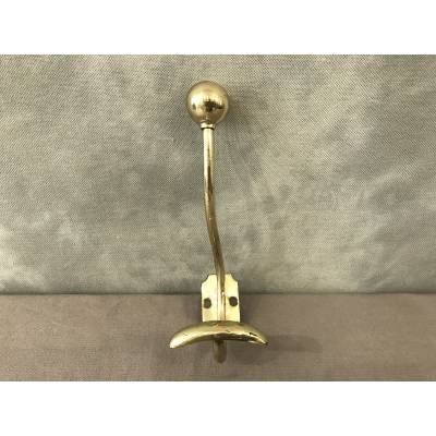 Brass coat hook from the 19th century Louis Philippe
