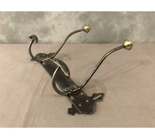 Coat hooks, iron coat racks from the 19th century