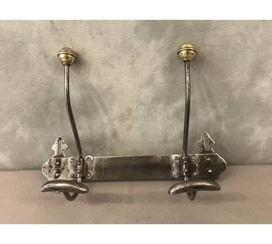 Coat hooks, iron coat racks from the 19th century