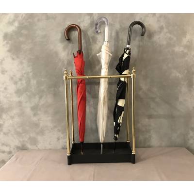 Pair of brass umbrella stands from the late 19th century