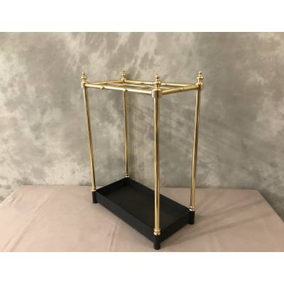 Pair of brass umbrella stands from the late 19th century
