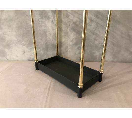 Pair of brass umbrella stands from the late 19th century