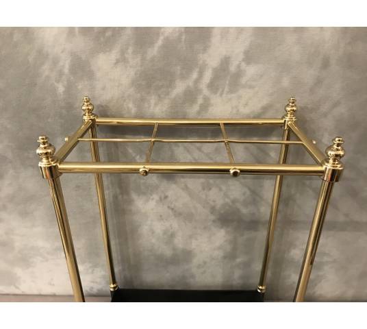 Pair of brass umbrella stands from the late 19th century