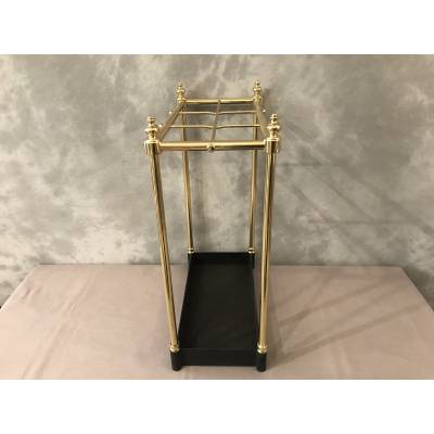 Pair of brass umbrella stands from the late 19th century