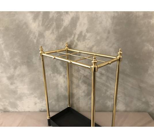 Pair of brass umbrella stands from the late 19th century